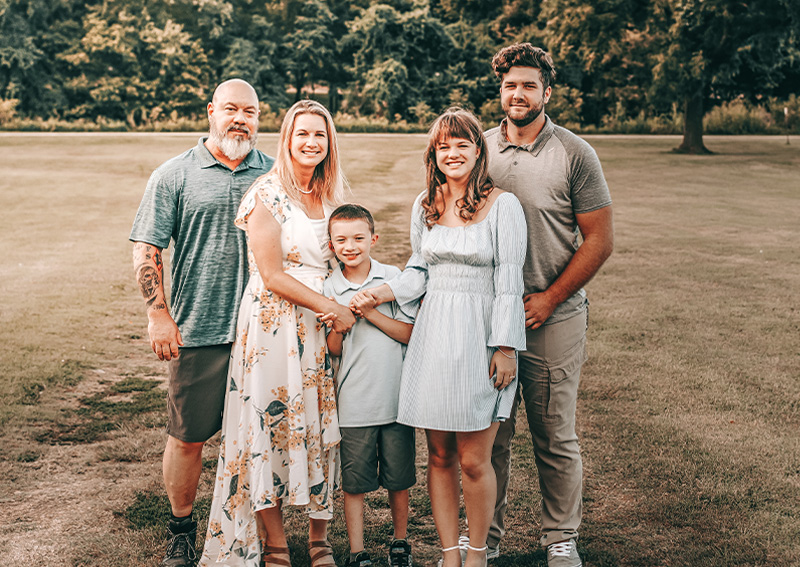 Celeste Michaud and Family